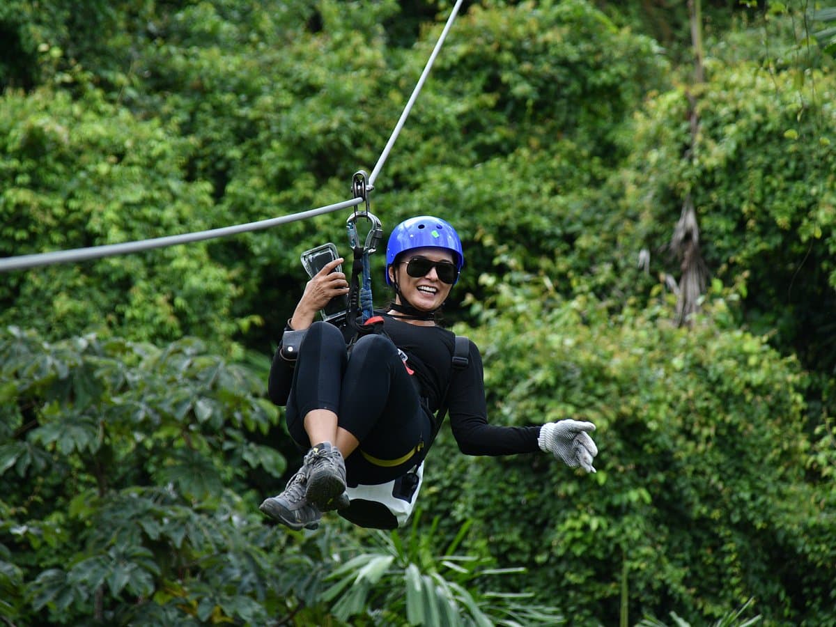 Zipline & Hot Springs with Dinner